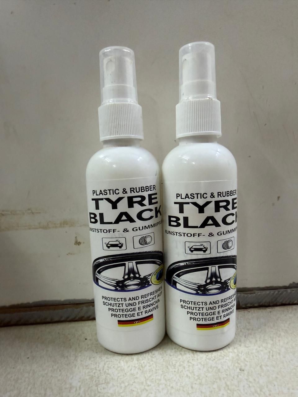 Plastic Rubber Tyre Shine Protector Spray 100 ml (Pack of 1)