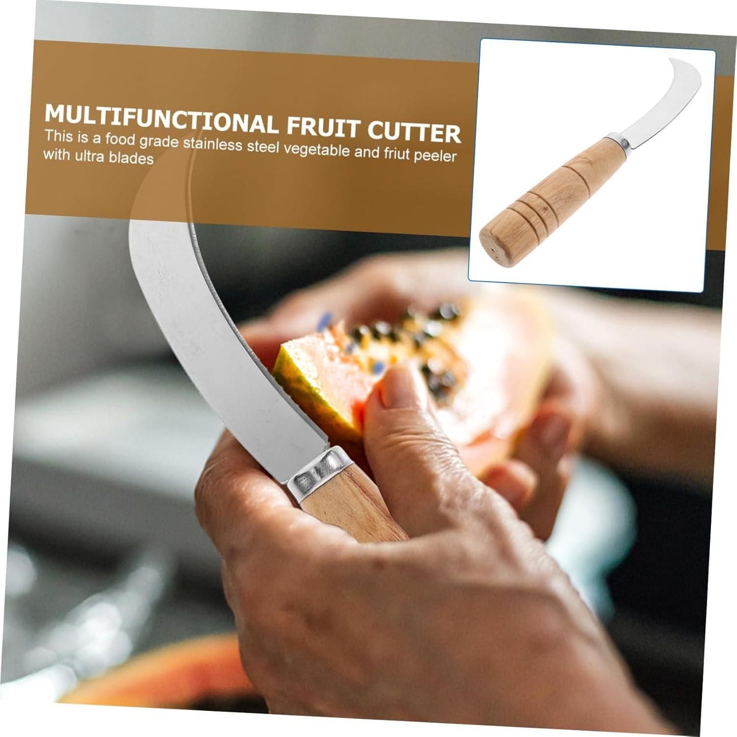 Small Scimitar Fruit Knife